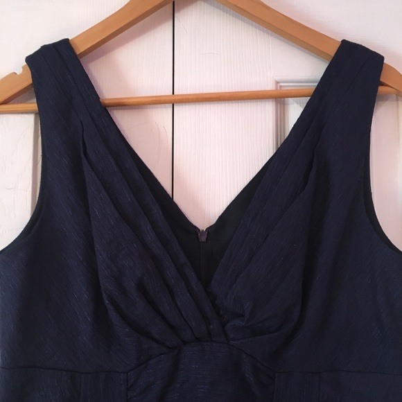 {NANETTE LEPORE} Indigo Sea Maiden V-Neck Dress 10 - Picture 5 of 8